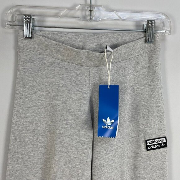 NWT ADIDAS ORIGINALS WOMEN'S Size 4 Leggings Vocal Tight Light Grey - Picture 3 of 11